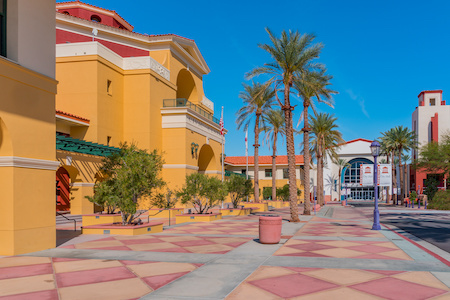 Cathedral City in the daytime